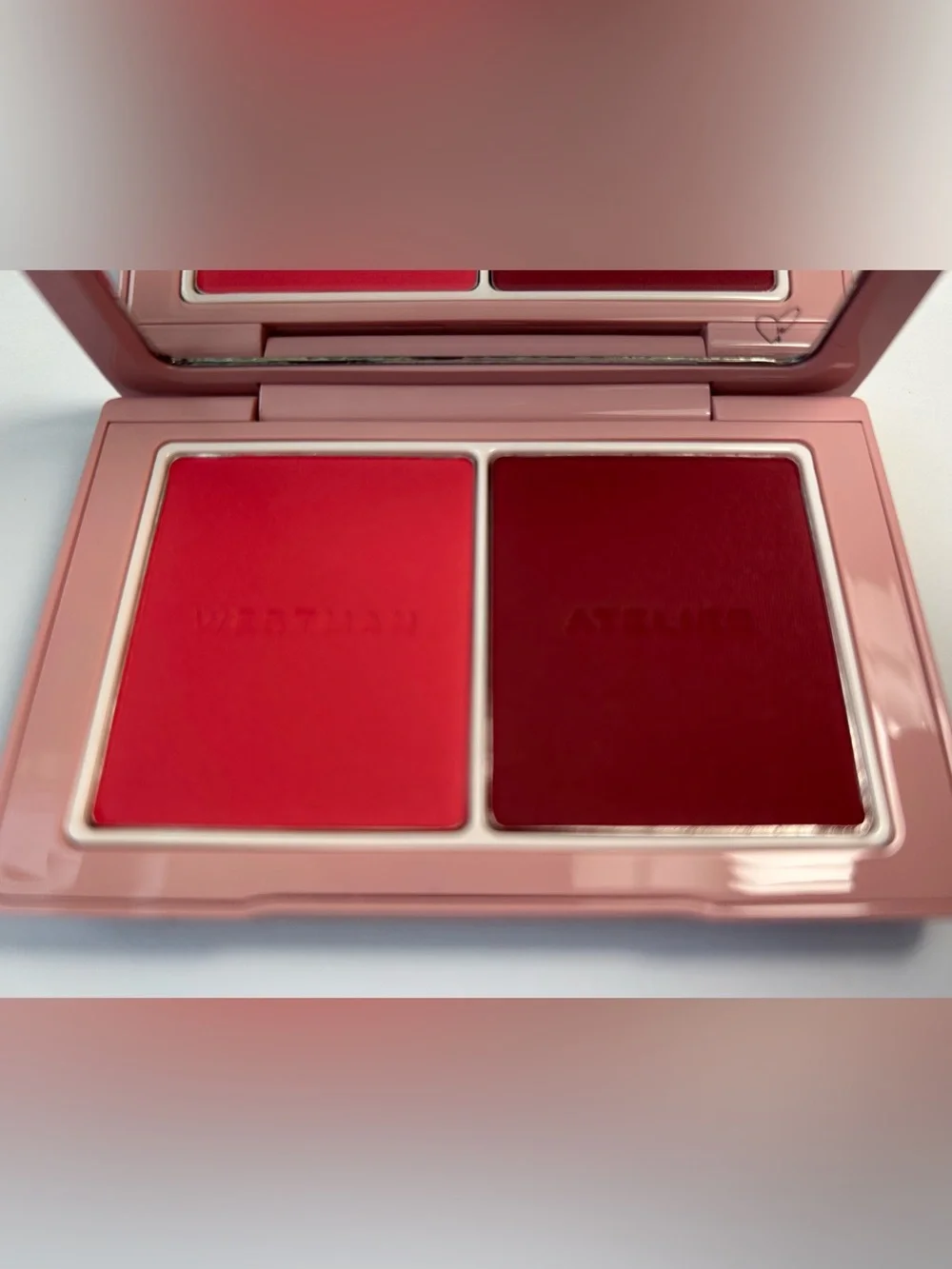 NWT🌷Westman Atelier Baby Cheeks Powder Blush Duo in “Jam & Fizz”